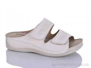 Шльопанці жіночі 168-23 Nayasitun бежевий оптом от Optomarket