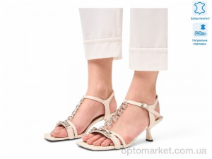 Босоніжки жіночі 169182 Fabio Monelli бежевий  оптом от Optomarket