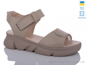 Босоніжки жіночі 1704-1 капучино Sali коричневий  оптом от Optomarket