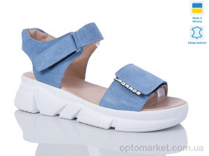Босоніжки жіночі 1706-1 блакит.з. Sali блакитний  оптом от Optomarket