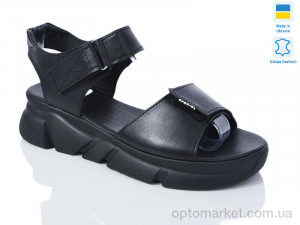 Босоніжки жіночі 1707-1 черный Sali чорний  оптом от Optomarket