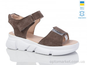 Босоніжки жіночі 1707-1 капучино з. Sali коричневий  оптом от Optomarket