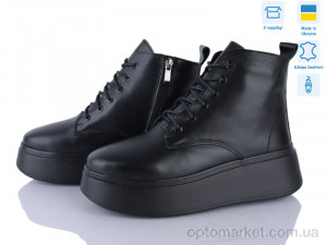 Черевики жіночі 1714-2б Ailinda чорний  оптом от Optomarket