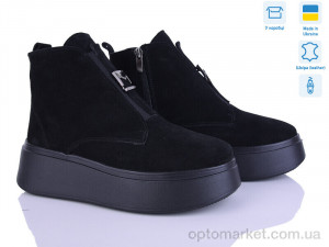 Черевики жіночі 17142-1M Ailinda чорний оптом от Optomarket