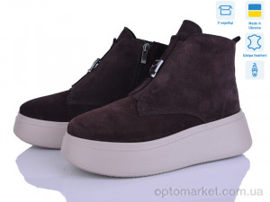 Черевики жіночі 17142K-55M Ailinda коричневий оптом от Optomarket