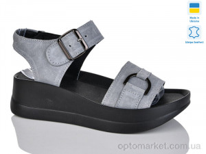 Босоніжки жіночі 1718-3 сір.з. Sali сірий  оптом от Optomarket