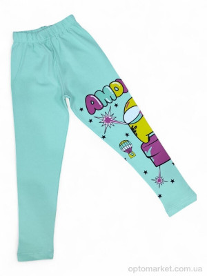 Лосини дитячі 172-11 бірюзовий Aslan Kids блакитний  оптом от Optomarket