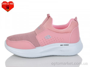 Кросівки жіночі 172-3 Jiao Li Mei рожевий  оптом от Optomarket
