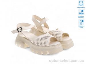 Босоніжки жіночі 172109 Anna Lucci бежевий  оптом от Optomarket
