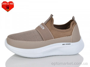 Кросівки жіночі 173-5 Jiao Li Mei коричневий  оптом от Optomarket