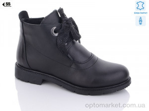 Черевики жіночі 176-1428 Sherlock Soon чорний  оптом от Optomarket