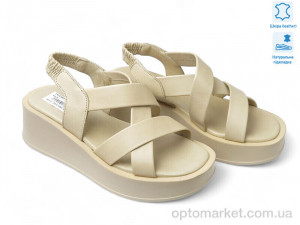 Босоніжки жіночі 176913 Anna Lucci бежевий  оптом от Optomarket