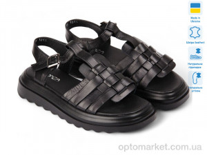 Босоніжки жіночі 177684 Lonza чорний  оптом от Optomarket