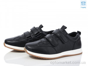 Кросівки дитячі 18-1 Смайлик чорний  оптом от Optomarket