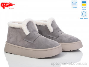 Черевики жіночі 180 сірий з. ARTO сірий оптом от Optomarket