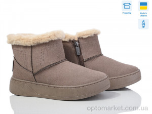 Уги жіночі 1804 коричневий Dago коричневий  оптом от Optomarket