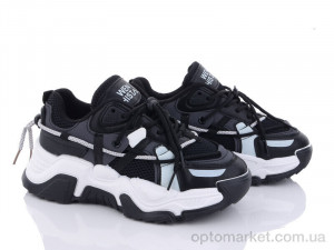 Кросівки жіночі 182-8(182-12) black Violeta only one чорний  оптом от Optomarket