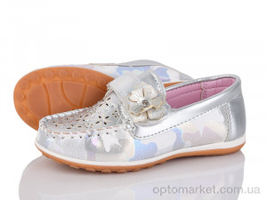 Туфлі дитячі 18305-21 Y.Top срібний  оптом от Optomarket