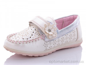 Мокасини дитячі 18306-1 Y.Top бежевий  оптом от Optomarket