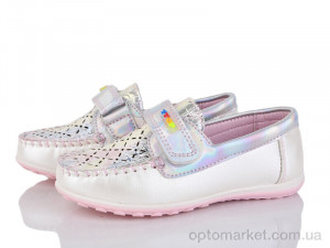 Туфлі дитячі 18307-1 Y.Top срібний  оптом от Optomarket