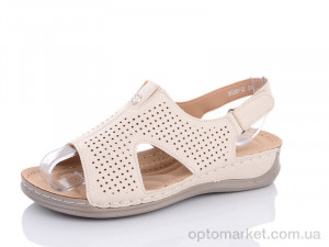 Босоніжки жіночі 1838-2 Bao Dao Gong Zhu бежевий  оптом от Optomarket