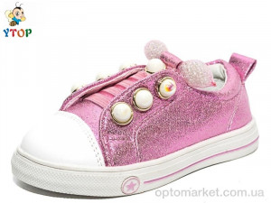 Кеди дитячі 1839-3 Y.Top рожевий оптом от Optomarket