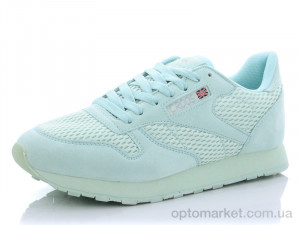Кроссовки женские 1855-4 CR зеленый  оптом от Optomarket