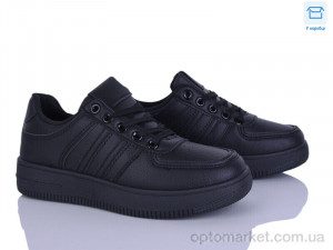 Кросівки жіночі 186-1 Happy чорний  оптом от Optomarket