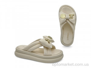 Шльопанці жіночі 186854 Lonza бежевий  оптом от Optomarket