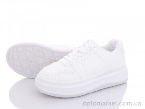 Кросівки жіночі 188-233 Obuvok білий  оптом от Optomarket
