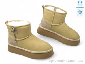 Уги жіночі 189772 ALLSY бежевий  оптом от Optomarket