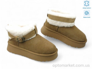 Уги жіночі 190067 ALLSY camel  оптом от Optomarket