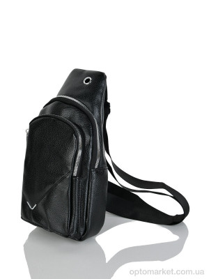 Сумка чоловіча 1903 black GLAMORTA чорний  оптом от Optomarket