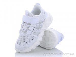 Кросівки дитячі 19118B белый Совенок білий  оптом от Optomarket