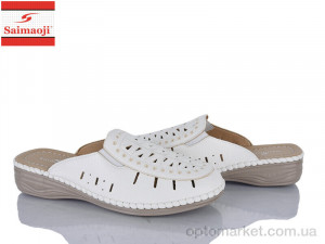 Шльопанці жіночі 192-2 Saimaoji білий  оптом от Optomarket