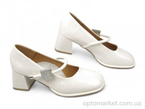 Туфлі жіночі 192160 ALLSY білий  оптом от Optomarket