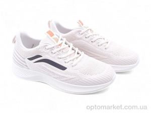 Кросівки жіночі 196527 ALLSY бежевий  оптом от Optomarket