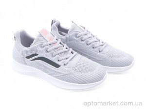 Кросівки жіночі 196530 ALLSY сірий  оптом от Optomarket