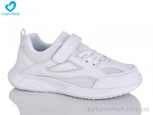 Кросівки дитячі 1971 (35-39) Comfort-baby білий  оптом от Optomarket