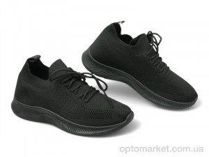 Кросівки жіночі 197449 ALLSY чорний  оптом от Optomarket