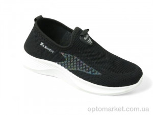 Кросівки жіночі 198269 ALLSY чорний  оптом от Optomarket