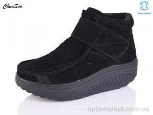 Черевики жіночі 1996-1 Chunsen чорний  оптом от Optomarket