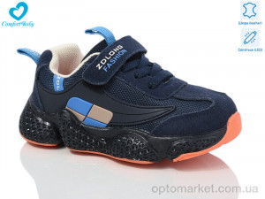 Кросівки дитячі 19970 А синьо-помаранчевий Zd.Long синій  оптом от Optomarket