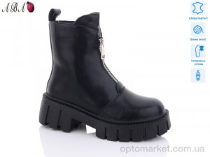 Черевики жіночі 1ABA88 Aba чорний  оптом от Optomarket