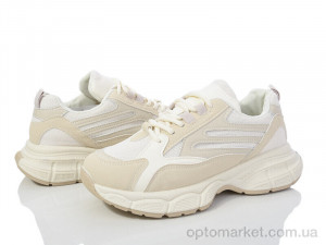Кросівки жіночі 20-1036 beige Violeta бежевий  оптом от Optomarket