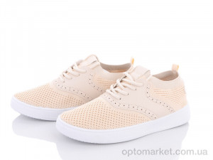 Кросівки жіночі 20-969 beige Violeta only one бежевий  оптом от Optomarket