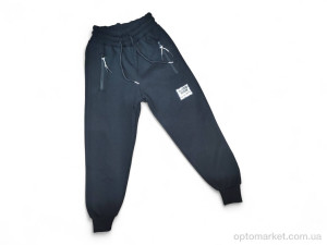 Спортивні штаны дитячі 2005 чорний (13-16) Miniko Kids чорний  оптом от Optomarket