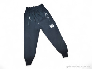 Спортивні штаны дитячі 2005 чорний (9-12) Miniko Kids чорний  оптом от Optomarket