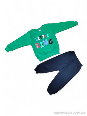 Комплекти дитячі дитячі 20101 зелений реглан-штани Real Kids зелений  оптом от Optomarket