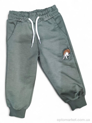 Спортивні штаны дитячі 20124 хакі Nickel Kids хакі  оптом от Optomarket